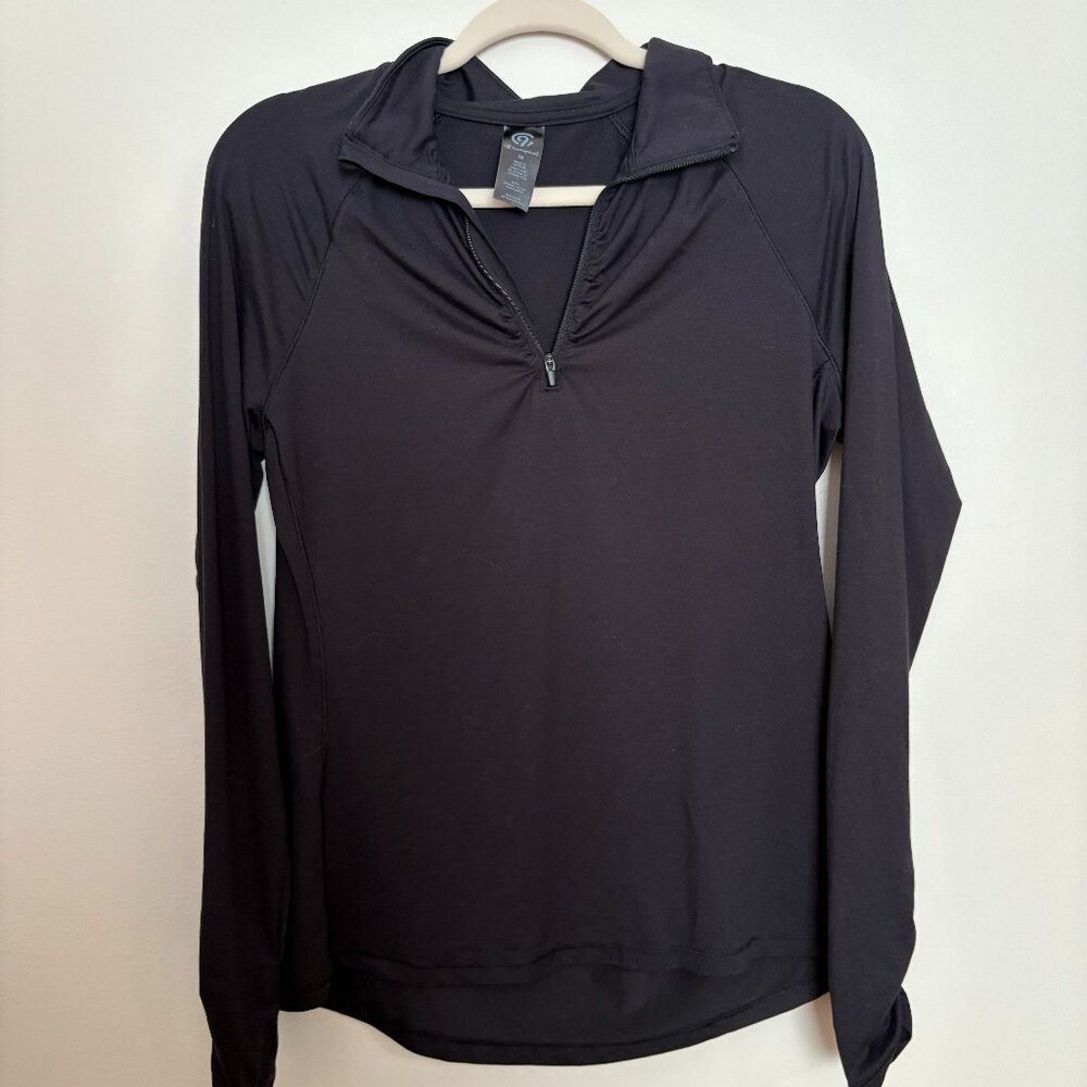 C9 by Champion Black Athletic Track Pullover | Size Medium